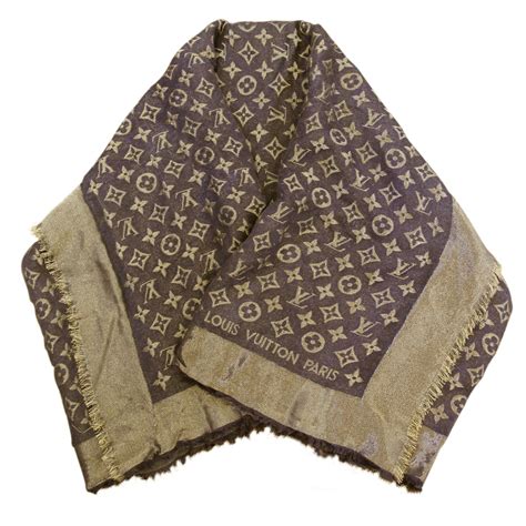 louis vuitton scarf gift box|Louis Vuitton brown monogram scarf.